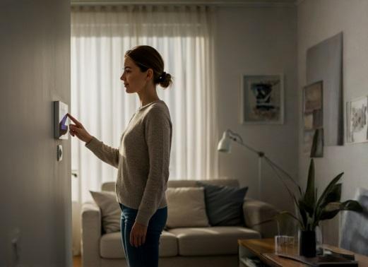 AC technician servicing unit